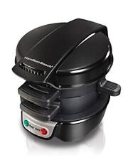 Used, Hamilton Beach Breakfast Sandwich Maker with Egg Cooker Ring, Black (25477) for sale  Shipping to South Africa