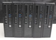 LOT of (5) HP Elitedesk 800G1 USDT I5-4th Gen 500HDD-4GB DDR3 Win10home, used for sale  Shipping to South Africa