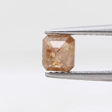 Rustico Diamante Naturale 0.77tcw Arancione Marrone Brillante Cuscino Cut Anello segunda mano  Embacar hacia Argentina