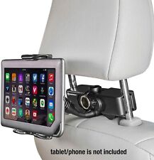Suporte de montagem para encosto de cabeça de carro Powerbuilt para tablet e smartphone com carregador USB comprar usado  Enviando para Brazil