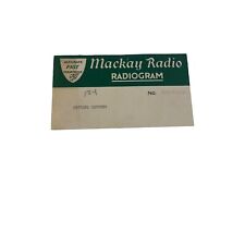 Vintage mackey radio for sale  San Pedro