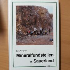 Mineralienfundstellen sauerlan gebraucht kaufen  München