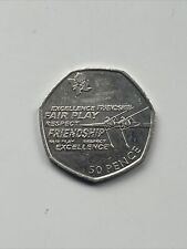 olympic 50p coin rowing for sale  DONCASTER