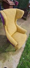 Wing back armchair for sale  NOTTINGHAM