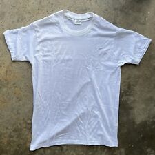 Camiseta Vintage Anos 70 Papel Fino Ponto Único Branca Simples Em Branco Tamanho Grande comprar usado  Enviando para Brazil
