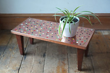 Used, Vintage Copper Upcycled Top Coffee Side Table for sale  Shipping to South Africa