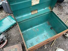 Vintage metal trunk for sale  BIRMINGHAM