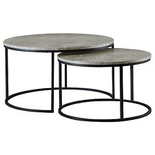 round coffee table wood gray for sale  USA