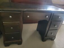 Wooden desk dark for sale  Aurora