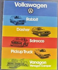 1980 volkswagen brochure for sale  Olympia