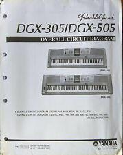 Teclado Yamaha DGX-305 DGX-505 Diagrama/esquema de circuito general original. segunda mano  Embacar hacia Argentina