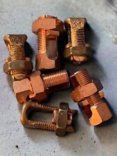 Lote de 6 conectores de alambre de perno dividido de cobre ver fotos segunda mano  Embacar hacia Mexico
