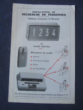 Ancienne brochure societe d'occasion  Saint-Éloy-les-Mines