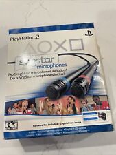 SingStar Microphones Used in Box - Sony Playstation 2 PS2 PS3 | Tested & Working na sprzedaż  Wysyłka do Poland
