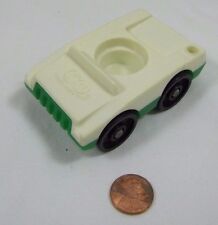 VEHÍCULO DE COCHE VERDE BLANCO de colección Fisher Price Little People crucero de un asiento segunda mano  Embacar hacia Mexico