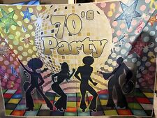 Disco party backdrop for sale  Shipping to Ireland