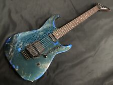 Guitarra elétrica Jackson EG Blue Crackle feita nos EUA tipo ST corpo sólido comprar usado  Enviando para Brazil