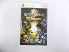 Xbox 360 Mortal Kombat Vs. DC Universe somente manual de instruções, usado comprar usado  Enviando para Brazil