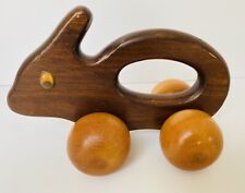 Wood rabbit push for sale  Shipping to Ireland