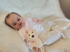 Boneca Reborn bebê Annerose por Ping Lau, 22" de altura, mohair enraizado , usado comprar usado  Enviando para Brazil