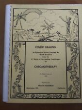 RARA EDICIÓN 1956 DE CURACIÓN DE COLOR - CROMOTERAPIA segunda mano  Embacar hacia Argentina