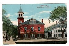 Postcard NH Nashua Amherst Street Fire Station Antique New Hampshire for sale  Shipping to South Africa