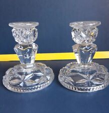 glass candlesticks for sale  COLEFORD