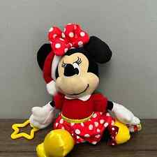 Disney's Minnie Mouse Christmas Stroller/Car Seat Activity Plush, used for sale  Shipping to South Africa