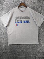 Camiseta Philadelphia 76ers Para Hombre 2XL Gris Gráfico NBA Baloncesto Cuello Redondo  segunda mano  Embacar hacia Argentina