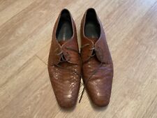 mens leather croc shoes for sale  BRADFORD
