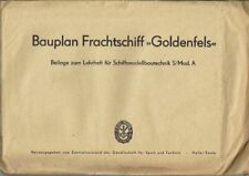 Bauplan frachtschiff goldenfel gebraucht kaufen  Dresden