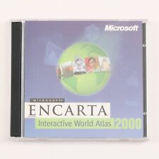Microsoft Encarta Interactive World Atlas 2000 CD-ROM Software for PC for sale  Shipping to South Africa