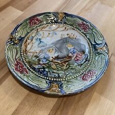 Antique majolica plate for sale  Shipping to Ireland