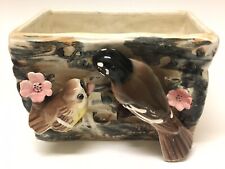 Vintage Tilso Plantador de Pássaros Robin Baby Flowers~Japão comprar usado  Enviando para Brazil