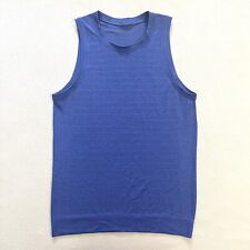 Top 4 Lululemon Blue Breeze By Muscle Tank II malla de escuadrón perforada sin mangas segunda mano  Embacar hacia Argentina