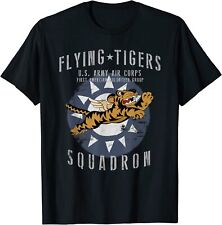 Nowa limitowana koszulka Latające Tygrysy Eskadry II wojny światowej Insygnia Vintage II wojna światowa Korpus Lotniczy, używany na sprzedaż  Wysyłka do Poland