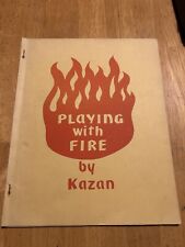 Playing fire kazan for sale  BOGNOR REGIS