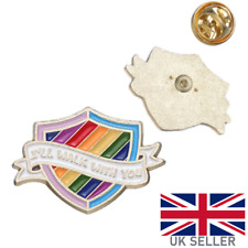 Shield rainbow pin for sale  Shipping to Ireland