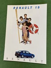 Usado, Folheto de vendas Renault 19 língua francesa 1995 comprar usado  Enviando para Brazil