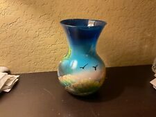beautiful hand painted vase for sale  Somerset