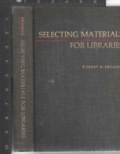 Selección de materiales para bibliotecas HC 1973 segunda mano  Embacar hacia Argentina