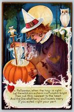 Postcard halloween witch for sale  Sebring