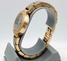 Relógio analógico feminino Folio Fossil quartzo moldura de cristal tom rosa dourado FMDFOL052 comprar usado  Enviando para Brazil
