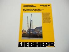 Prospekt liebherr hs853hd gebraucht kaufen  Merseburg