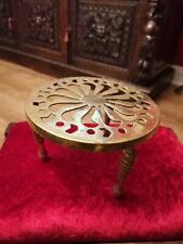 Vintage brass trivet for sale  Shipping to Ireland