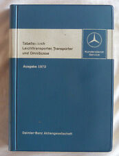 Mercedes tabellenbuch transpor gebraucht kaufen  Rosenberg