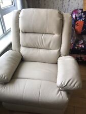 Faux leather recliner for sale  MORETON-IN-MARSH