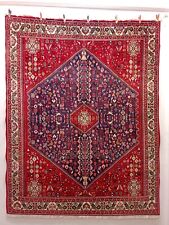 Vintage Fabulous Hand Knotted Oriental Abadeh Wool Floor Area Rug 198×157 Cm, used for sale  Shipping to South Africa