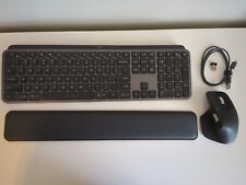 Combo de mouse sem fio Logitech MX Keys teclado sem fio e MX Master 3 comprar usado  Enviando para Brazil