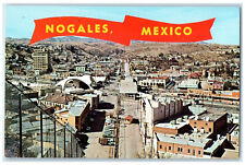 c1950's International Boundary Fence Nogales Sonora Mexico Vintage Postcard for sale  Shipping to South Africa
